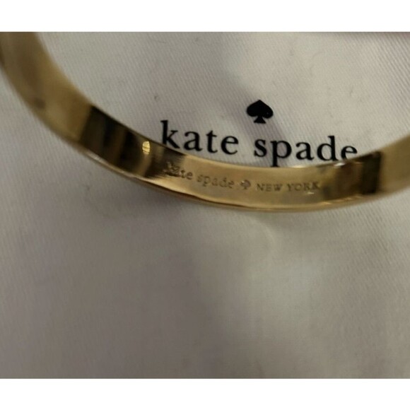Kate Spade As Good As Gold Bangle Bracelet EUC - Picture 2 of 5
